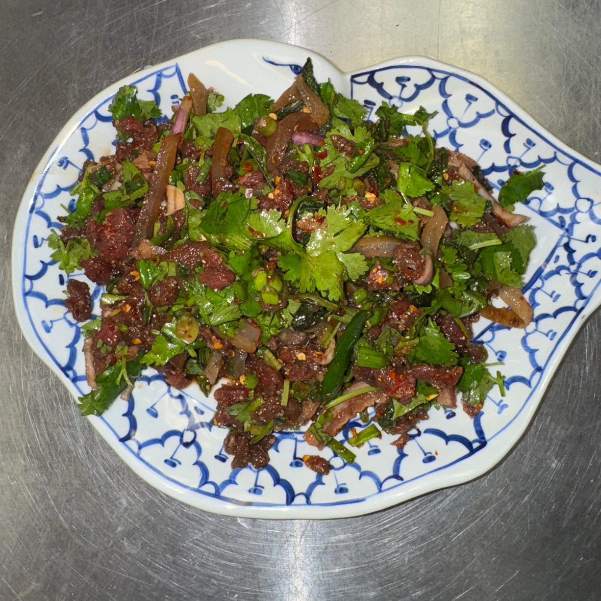Laos Beef Larb (Raw).