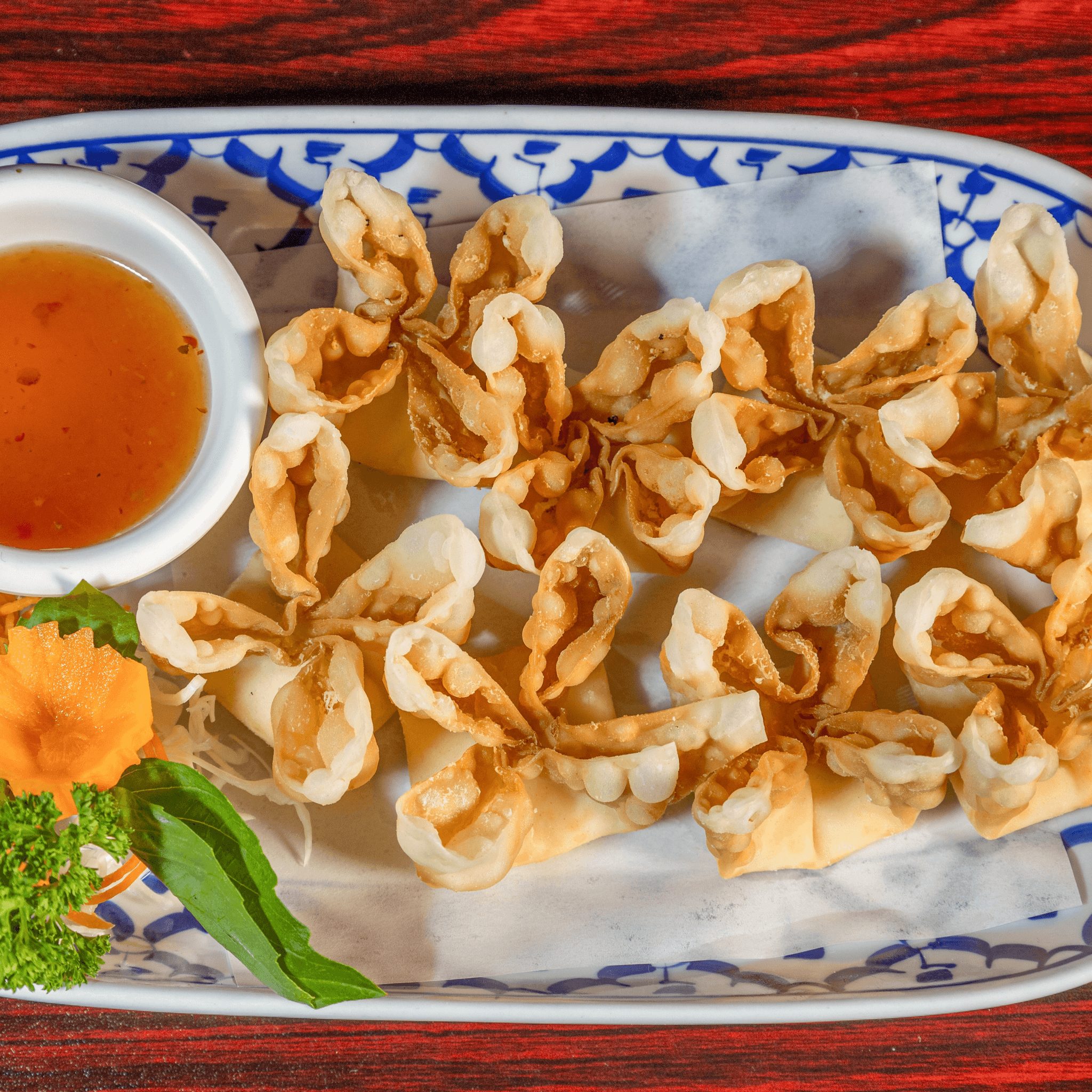 Crab Rangoon (6 Pieces).