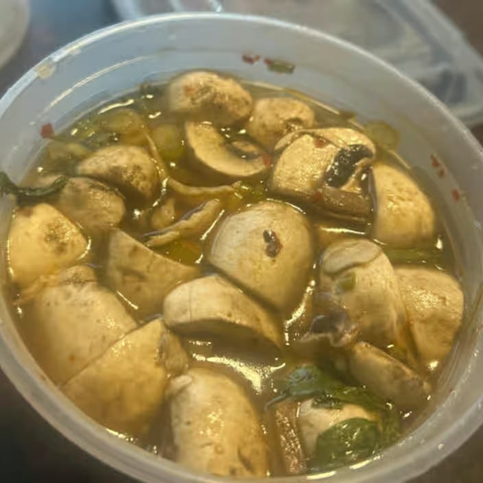 Tom Yum Chicken Soup (Spicy & Sour Soup).