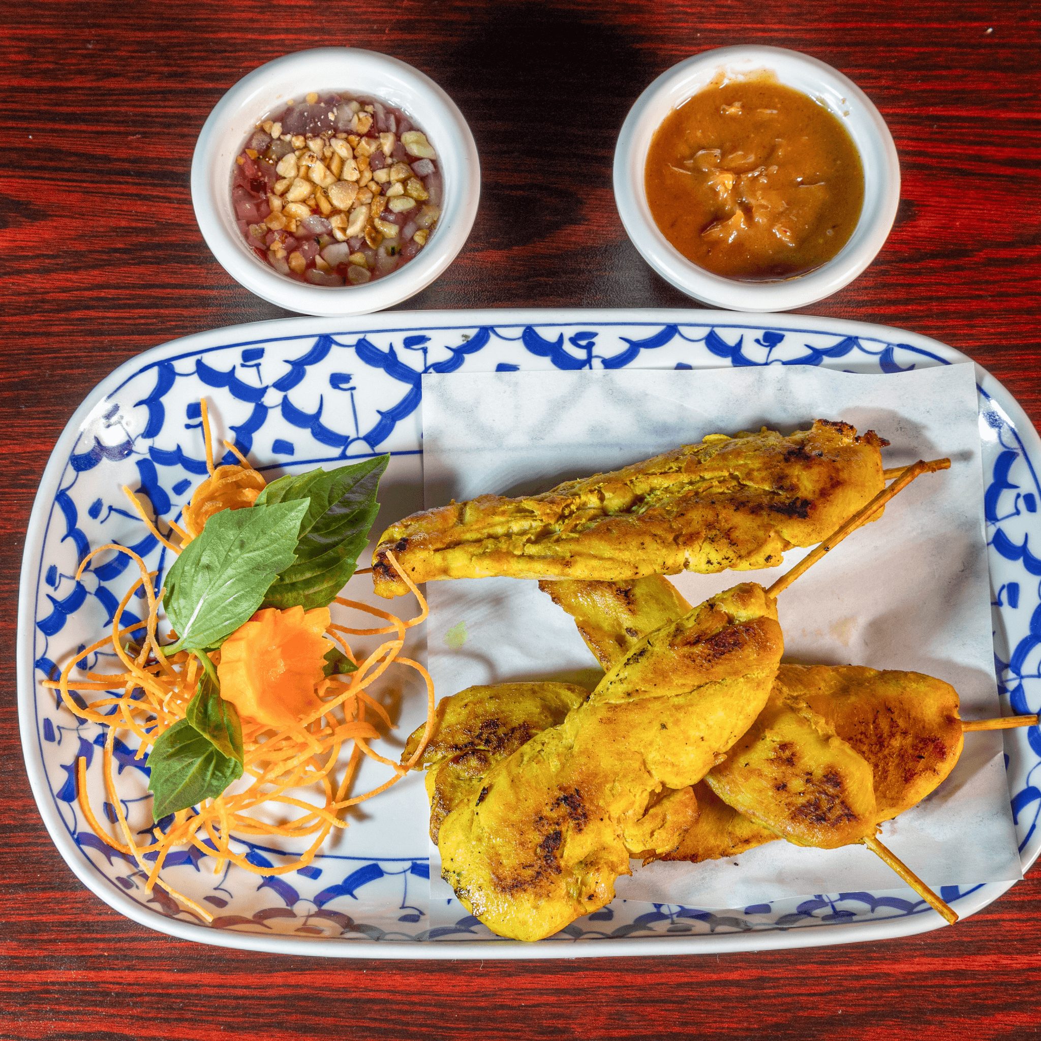 Chicken Satay (4 Pieces).