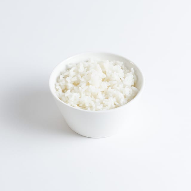 Side Steamed White Rice.