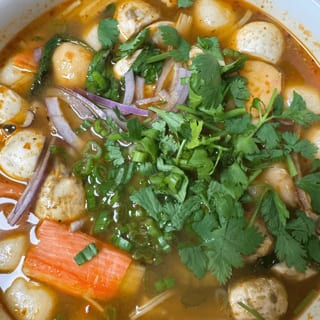 Tom Yum Seafood Soup (Spicy & Sour Soup)