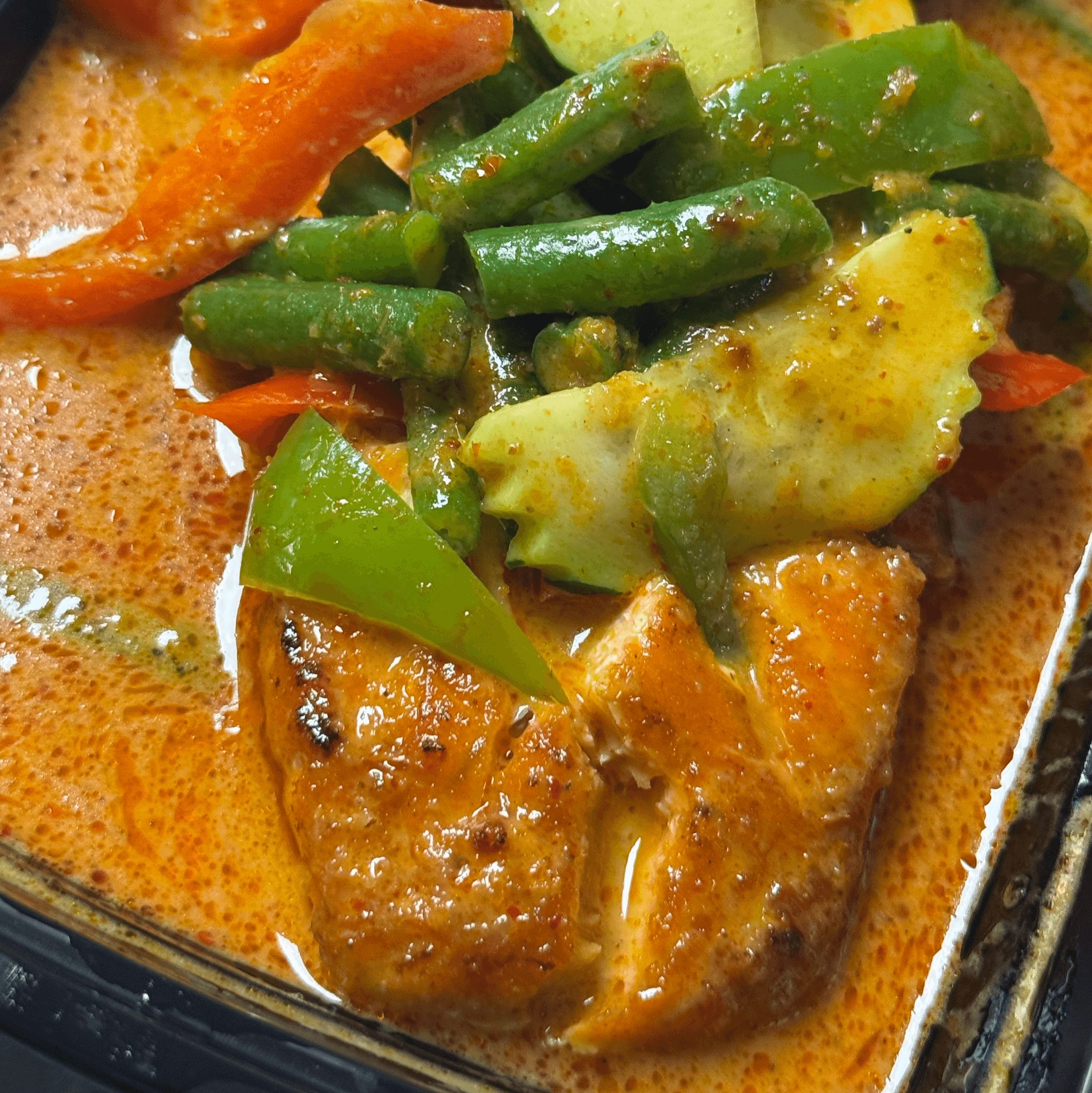 Panang Salmon.